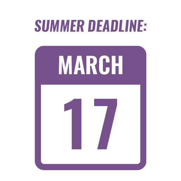 Summer Internship Deadline: March 17, 2023